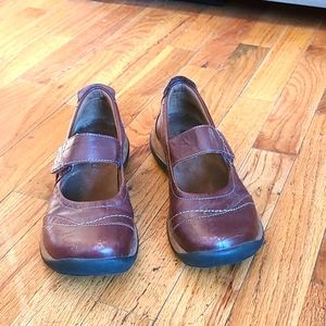 ROMIKA Mary Jane Milla Brown Leather Shoes Wms EUC 37 - US 6.5